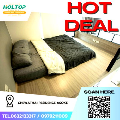 Condos for rent : #Z2277💥030968🔥Condo for rent: Chewathai Residence Asoke