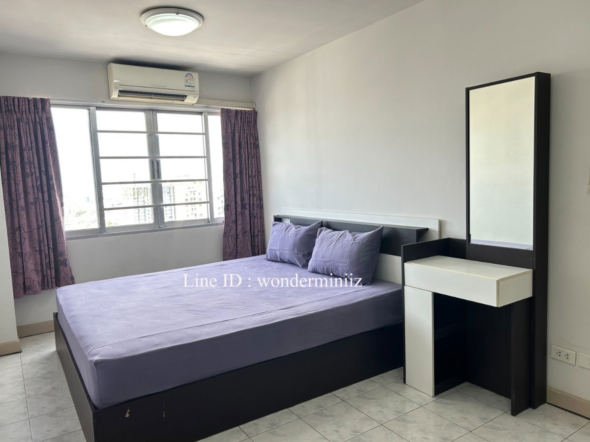 รูป คอนโดให้เช่า 2 ห้องนอน 1 ห้องน้ำ คอมมอนเวลธ์ ปิ่นเกล้า ห้องใหญ่ 72 ตรม. พร้อมเฟอร์นิเจอร์ เครื่องใช้ไฟฟ้า - รูปที่ 3/9