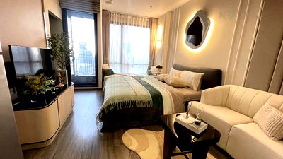 Condos for rent BTS Victory Monument : For Rent Condo IDEO MOBI RANGNAM Building 1, Floor 24,Studio, Room size 30 sqm