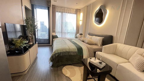For Rent Condo IDEO MOBI RANGNAM Building 1, Floor 24,Studio, Room size 30 sqm
