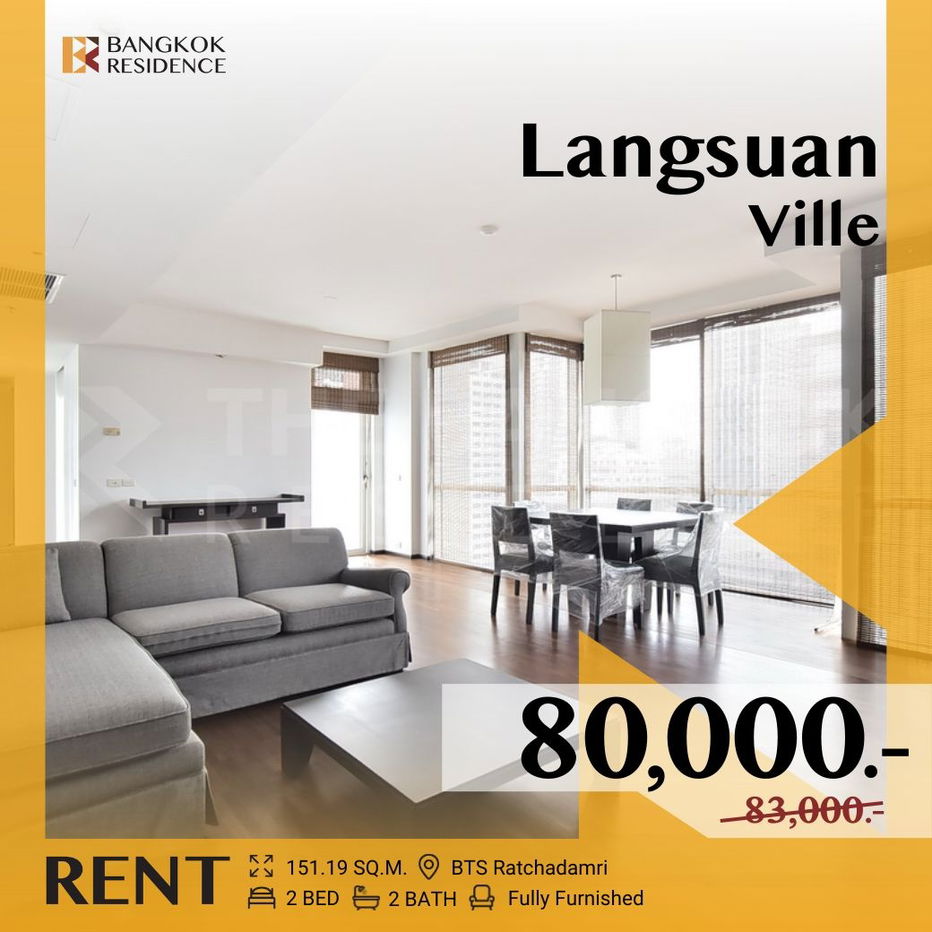 picture Langsuan Ville 🌟 Special Unit! Beautiful Room ✨ Near BTS Ratchadamri - 1/13