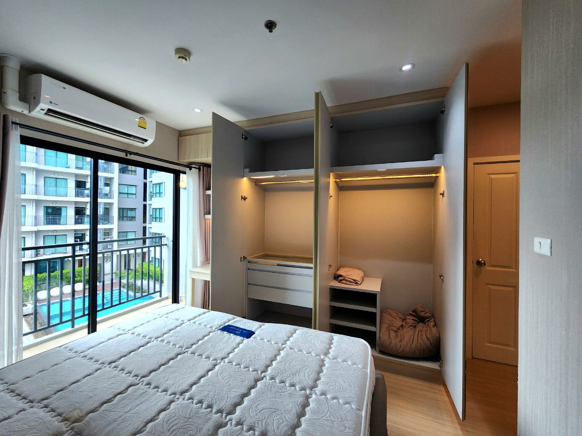picture Reduced price** Sale / For rent Supalai City Resort Rama 8 **Real room, real picture** 2 bedrooms, 75 square meters, pool view SNS027 - 45/86