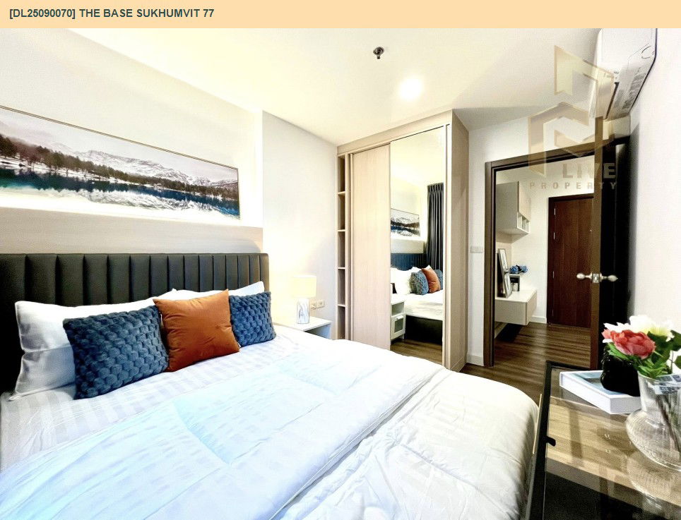 รูป DL25090070 ให้เช่าคอนโด เดอะ เบส สุขุมวิท 77 (The Base Sukhumvit 77) ใกล้ BTS อ่อนนุช พร้อมเข้าอยู่ โทรด่วน 0638692663 LineID @534wlwof - รูปที่ 2/22