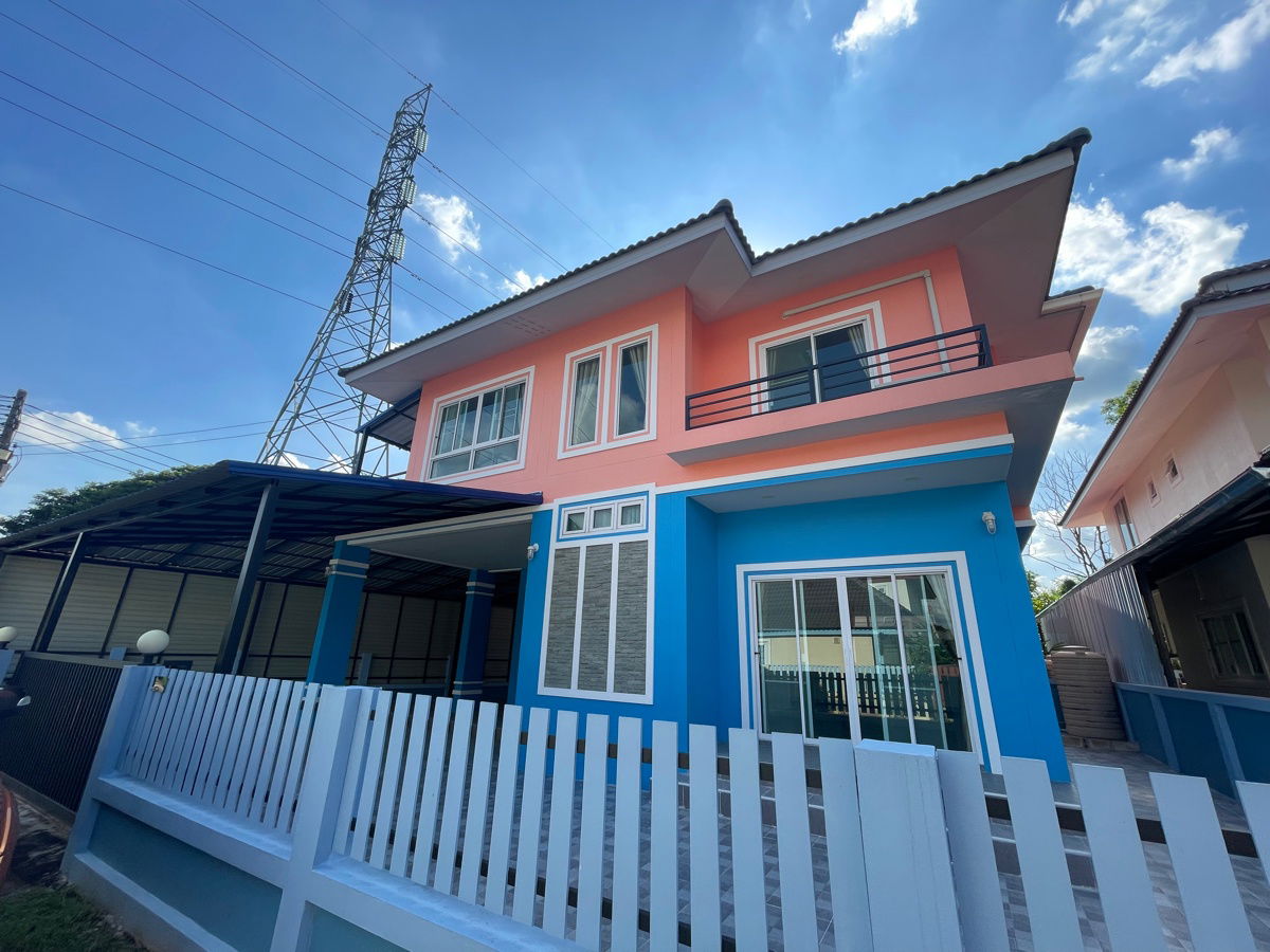 รูป ขายบ้านเดี่ยว บ้านใหม่!หมู่บ้านเป็นสุข สันทราย เชียงใหม่ หลังมุม ฟรีโอน ใกล้รวมโชคมอลล์ สีตัวบ้านไม่ถูกใจ แจ้งเปลี่ยนได้! Line OA: @017sfxil - รูปที่ 13/13