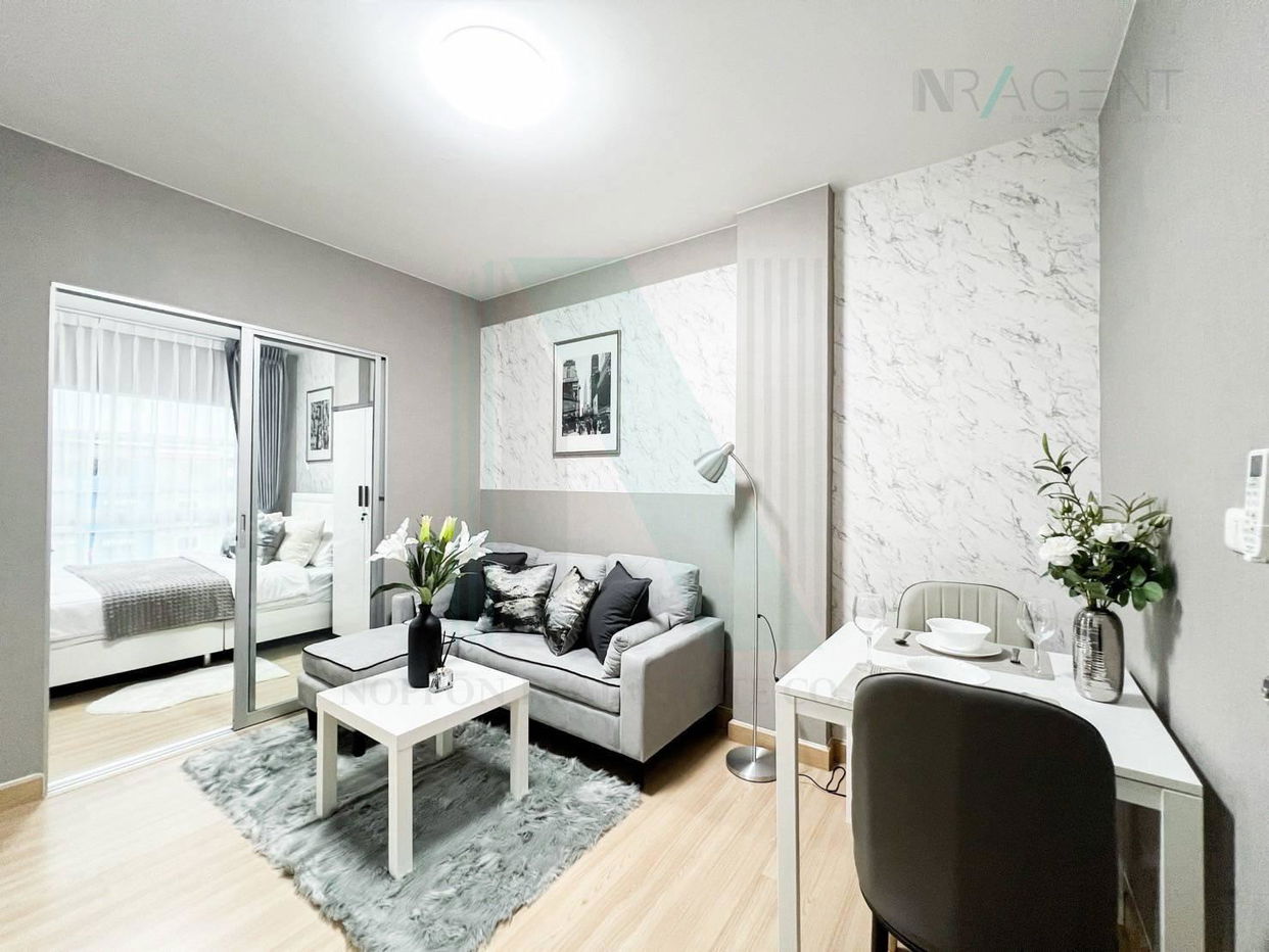 picture 🎉 For Rent Condo THE KITH PLUS SUKHUMVIT 113 Building 1, Floor 4,1 bed room, Room size 28 sqm - 3/8