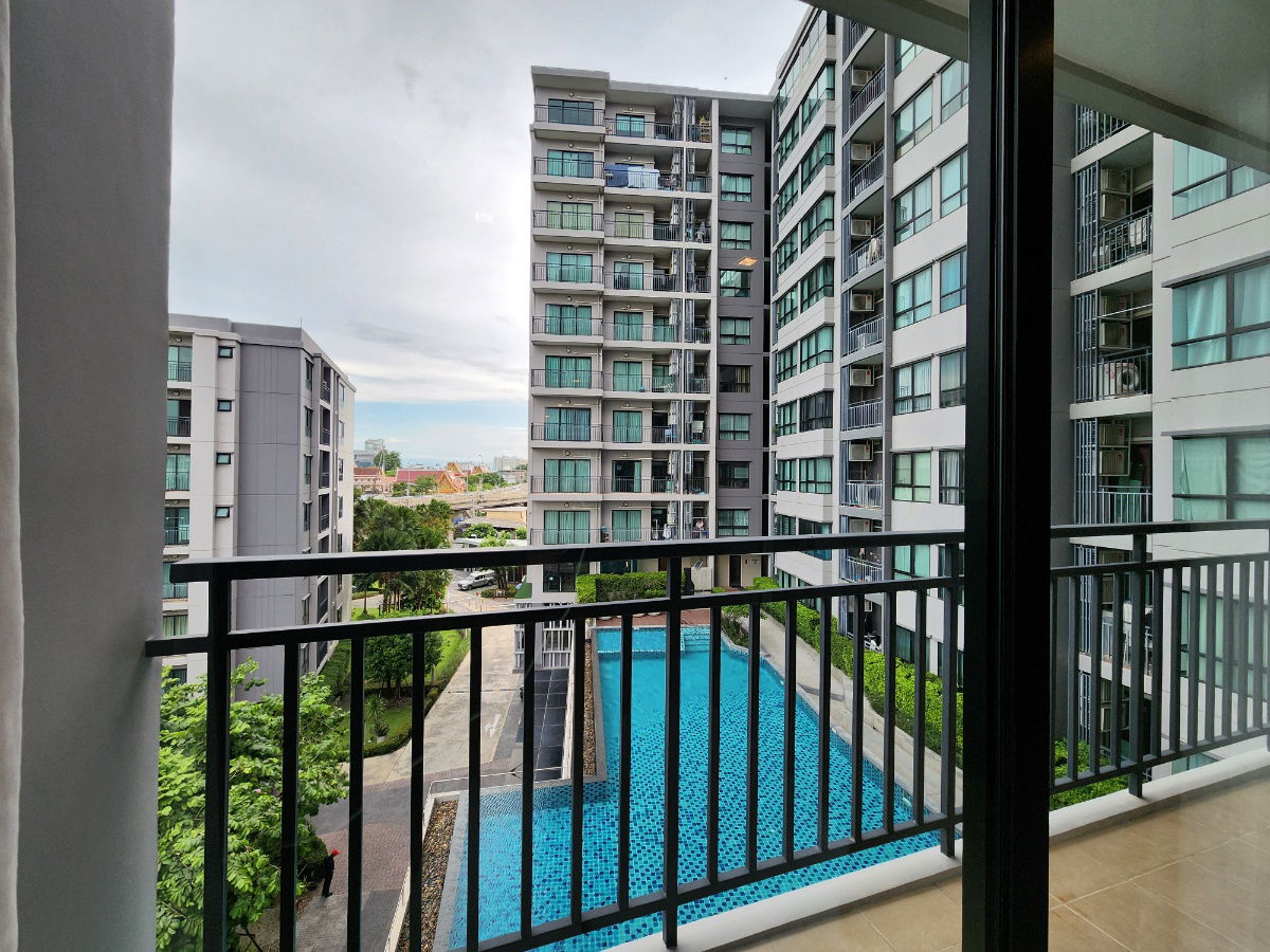 picture Reduced price** Sale / For rent Supalai City Resort Rama 8 **Real room, real picture** 2 bedrooms, 75 square meters, pool view SNS027 - 28/86