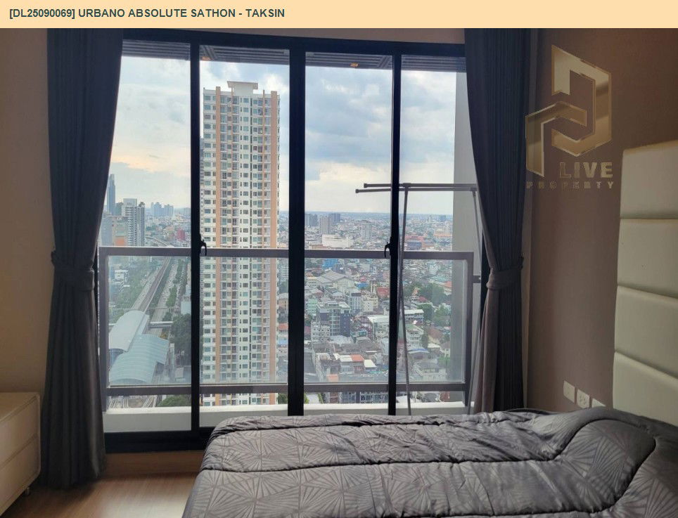 picture DL25090069 Condo for rent, Urbano Absolute Sathon - Taksin near BTS Krung Thon Buri, ready to move in, call urgently 0656133286 LineID @534wlwof - 16/23
