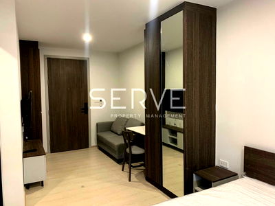 คอนโดให้เช่า : 🔥8K/Mo 1นอน ห้องแต่งครบ เฟอร์แน่น คอนโดทำเลดี ใกล้ BTS คูคต @  Nue cross khu khot station