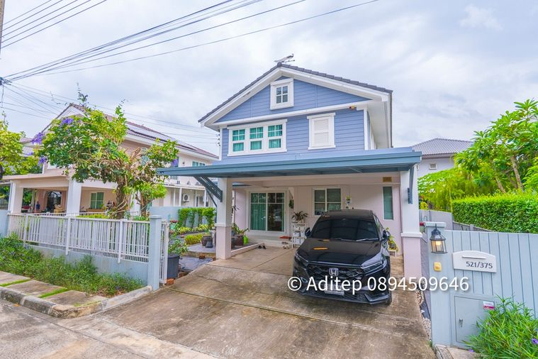 3-bed house for sale, 131 sqm, 60.4 sq wah, Pruklada Wongwaen - Hathairat