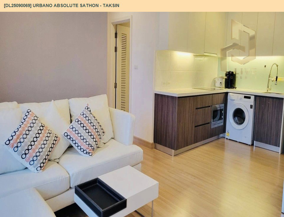 picture DL25090069 Condo for rent, Urbano Absolute Sathon - Taksin near BTS Krung Thon Buri, ready to move in, call urgently 0656133286 LineID @534wlwof - 13/23