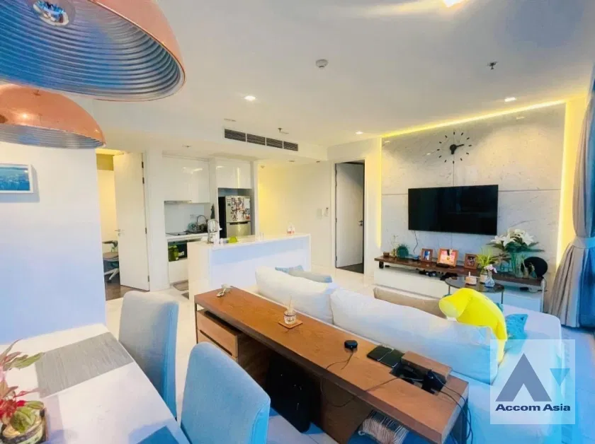 รูป 🔼🔽 AccomA 📩 Corner Unit,Fully Furnished 2 BR Condominium @Nara 9 by Eastern Star (AA44549) - รูปที่ 5/14