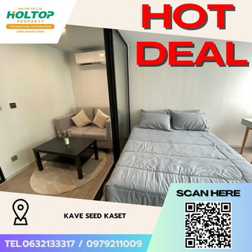 #Z2290💥040968🔥 Condo for rent: KAVE Seed Kaset