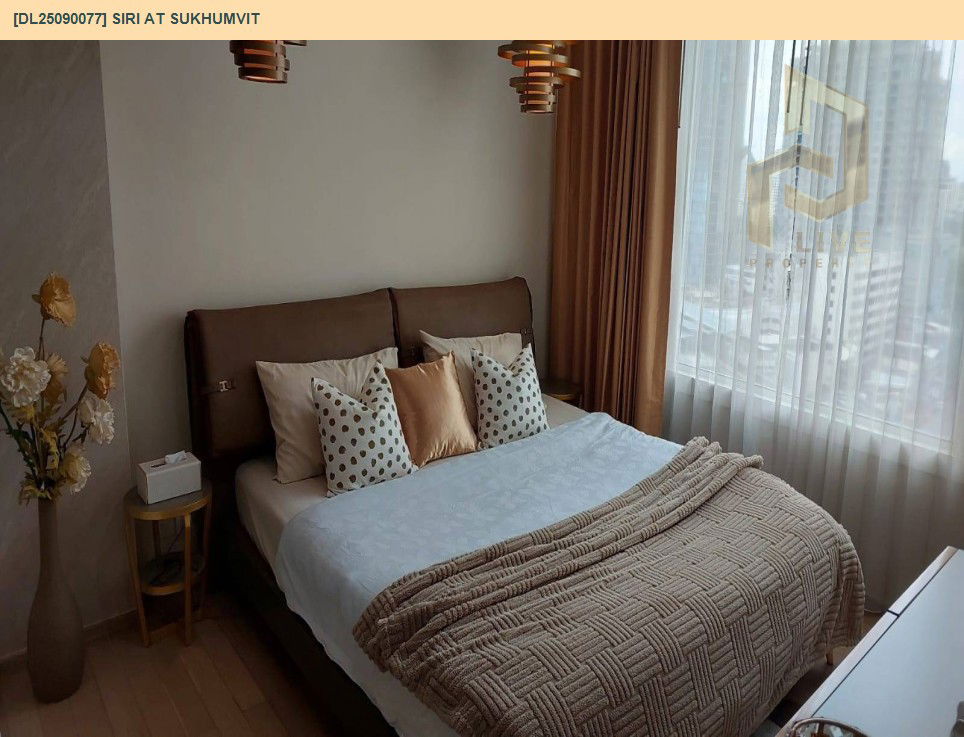 picture DL25090077 Condo for rent, Siri at Sukhumvit near BTS Thong Lo, ready to move in, call urgently 0656133286 LineID @534wlwof - 3/17