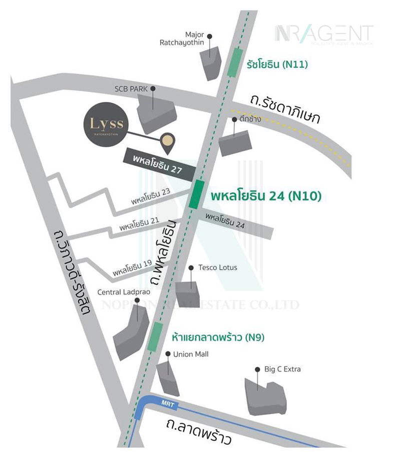 รูป 🔺 ให้เช่าคอนโด ลิสส์ รัชโยธิน อาคาร 1 ชั้น 7 1 ห้องนอน ขนาด 28.00 ตรม ใกล้ เมเจอร์รัชโยธิน - รูปที่ 4/8
