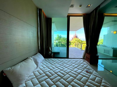 คอนโดให้เช่า : The Sanctuary Wong Amat – Beachfront Pattaya,ห้องพัก 2 ห้องนอน 2 ห้องน้ำ * พื้นที่ใช้สอย 126.65 ตร.ม.