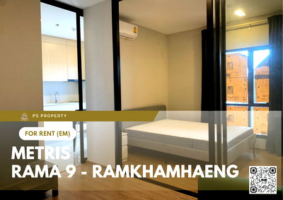 คอนโดให้เช่า : ให้เช่า 📍 Metris Rama 9 - Ramkhamhaeng 📍 เฟอร์นิเจอร์ และ เครื่องใช้ไฟฟ้าครบ ใกล้ Airport Link รามคำแหง