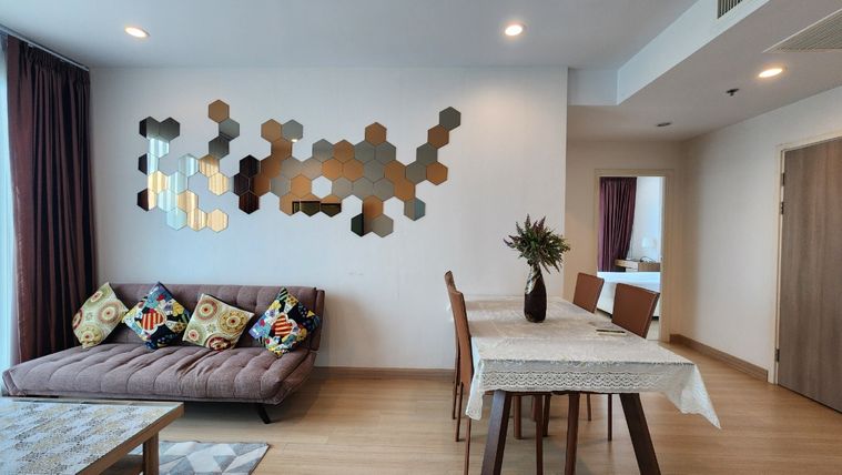 Supalai Lite Ratchada Narathiwas Sathorn | 2 ห้องนอนให้เช่า ห้องมุม วิวแม่น้ำ แต่งเรียบร้อย ราคาดีมาก