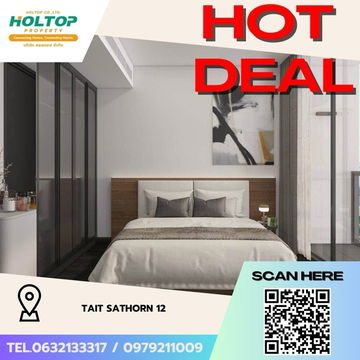 #Z2311💥050968🔥 Condo for rent: Tait Sathorn 12