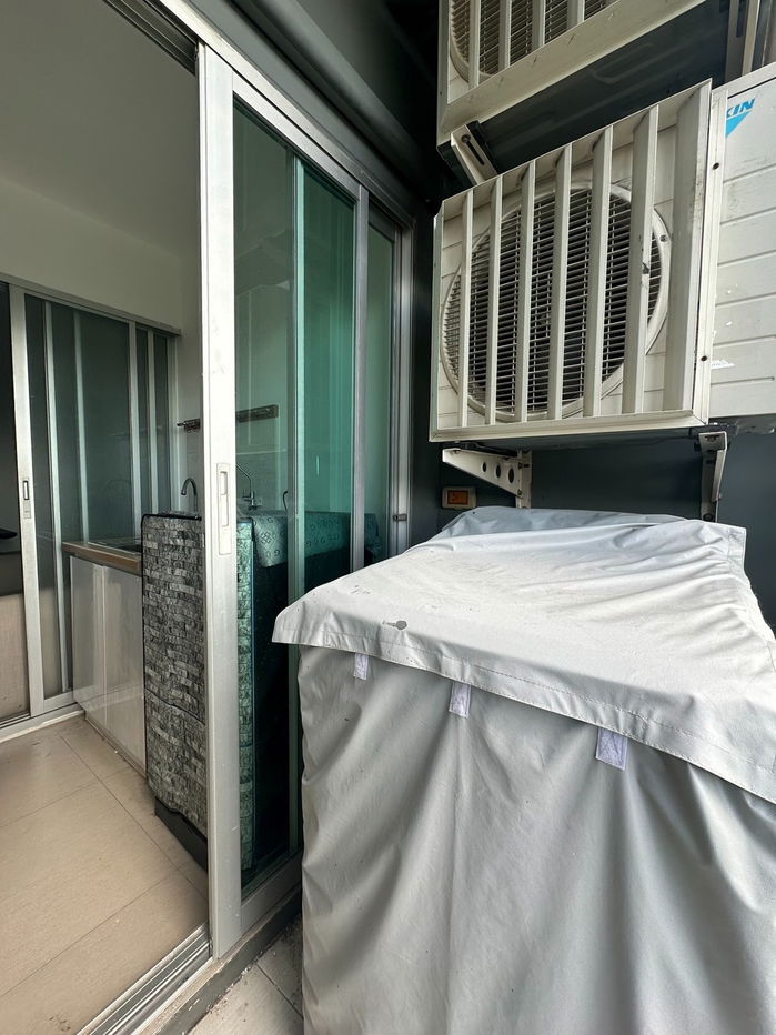 picture Y017📍Urgent📍Condo for rent, U Delight Rattanathibet, ready to move in, special price💵, fully furnished, beautiful room, washing machine included. - 12/13