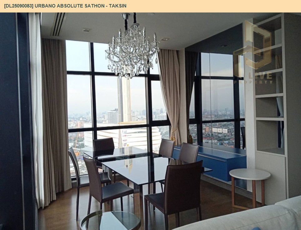 รูป DL25090083 ให้เช่าคอนโด เออบาโน่ แอบโซลูท สาทร - ตากสิน (Urbano Absolute Sathon - Taksin) ใกล้ BTS กรุงธนบุรี พร้อมเข้าอยู่ โทรด่วน 0638692663 LineID @655ebbvc - รูปที่ 7/11
