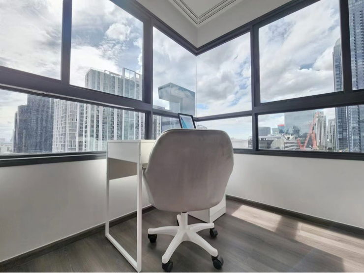 picture For rent✨ IDEO Rama 9 - Asoke   🔥 Line ID @034etfin 📲 2 bedroom 2 bathroom ✨ MRT Rama 9 450 meters 💙 - 7/7