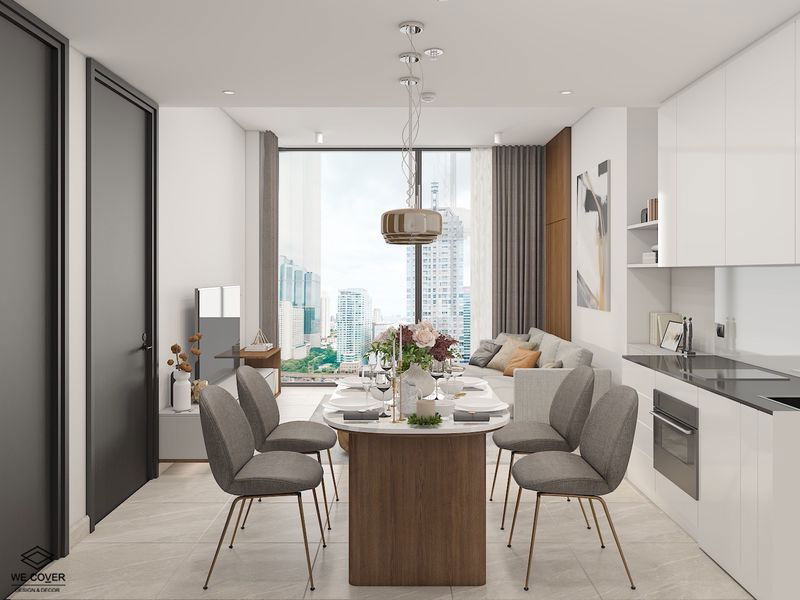 picture TA7922📲LineID @556ryccg🚄1 Bedroom 53 sqm Floor 16 Tait12 Sathorn soi12 Fully furnished near BTS Saint Louis - 9/9