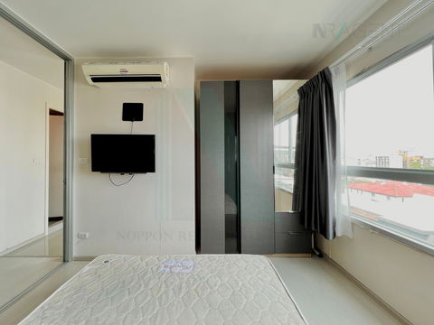 📌 For Rent Condo ASPIRE LADPRAO 113 Building 1, Floor 8,1 bed room, Room size 28.00 sqm
