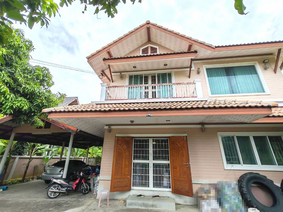 picture House for Sale – No Common Fees!!! 2-Storey Detached House, Soi Bangkuwiang 1, 100 sq.wah land, 3 bedrooms, 2 bathrooms, high privacy - 1/13