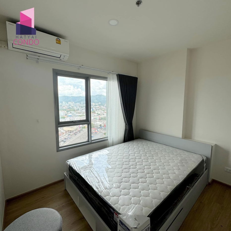 picture Condo Escent Hatyai #For rent 14,000 baht, northeast direction, 20th floor, corner room. 📌 - 3/8