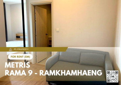 คอนโดให้เช่า : ให้เช่า 📍 Metris Rama 9 - Ramkhamhaeng 📍 เฟอร์นิเจอร์ และ เครื่องใช้ไฟฟ้าครบ ใกล้ Airport Link รามคำแหง