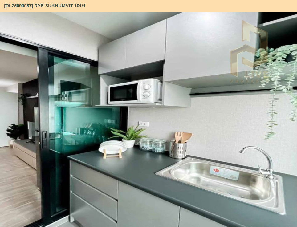picture DL25090087 Condo for rent, RYE Sukhumvit 101/1 near BTS ปุณณวิถี, ready to move in, call urgently 0656133286 LineID @655ebbvc - 9/19