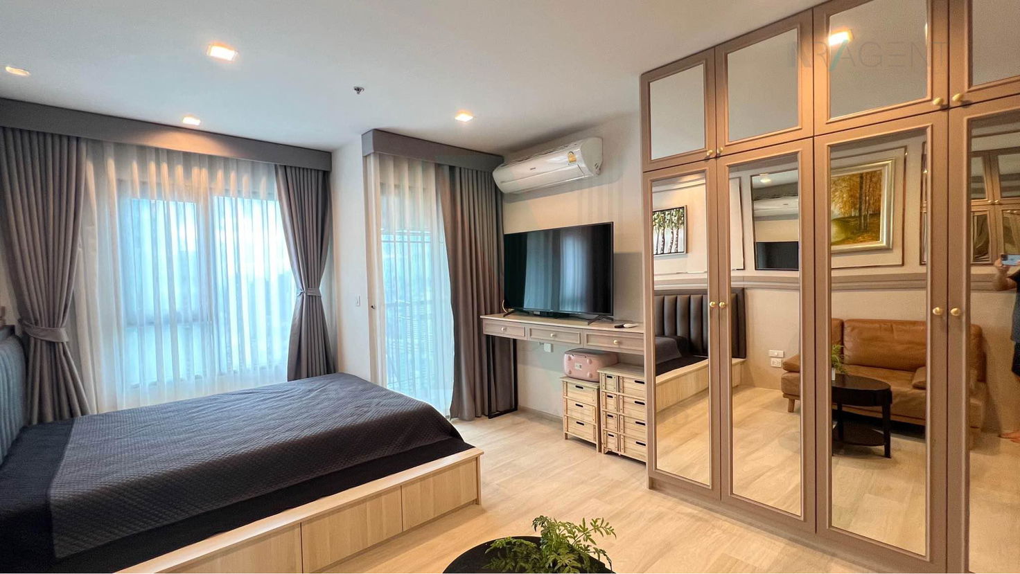 picture 🎉 For Rent Condo LIFE ONE WIRELESS Building 1, Floor 39,Studio, Room size 28 sqm - 3/8