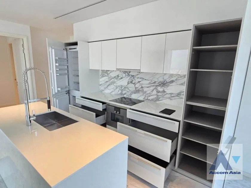 รูป 🔼🔽 AccomA 📩 Refined riverfront condo at Four Seasons Sathorn, panoramic skyline view (AA38968) - รูปที่ 11/20