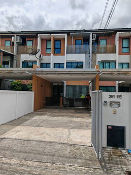 S506 [For Sale] Townhome, Grand I-Design Village, Vibhavadi 📍 Red Line 💰 Price: 5.3 million baht