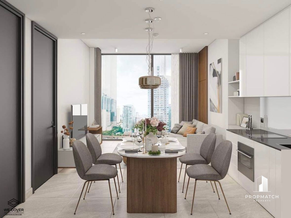 รูป ✨Flash Deal ✨ Tait 12 ( 1Bed 1Bath 53 SQM.) แต่งครบพร้อมอยู่ !! เพียง 55,000 บาทต่อเดือน Tel.0981315848 @propmatch - รูปที่ 2/9