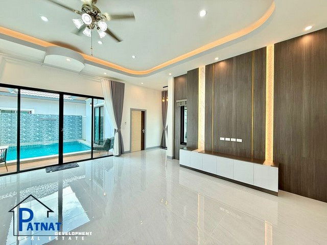 รูป ขายบ้านเดี่ยวสร้างใหม่ พร้อมสระว่ายน้ำส่วนตัว ห้วยใหญ่-พัทยา (ใกล้วัดห้วยใหญ่) - รูปที่ 3/15