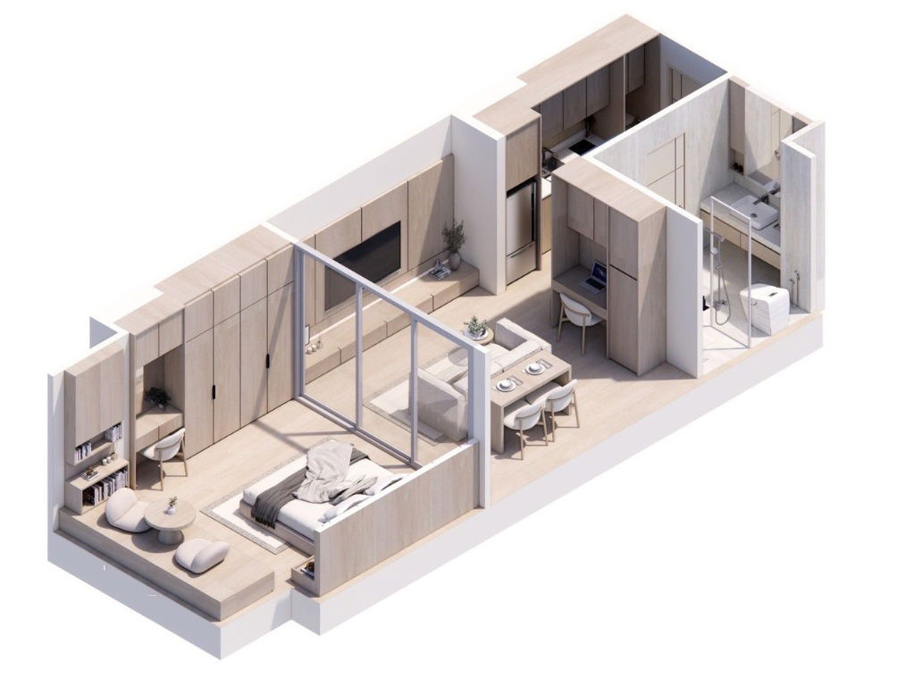 picture  Hillside Condo4 1 Bedroom, 1 Bathroom, 43 sq.m., 5th Floor, near One Nimman (ID:1182CS) - 14/15