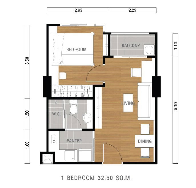 picture One Bedroom fully furnished Lumini Place UD Posri for sales - 9/11