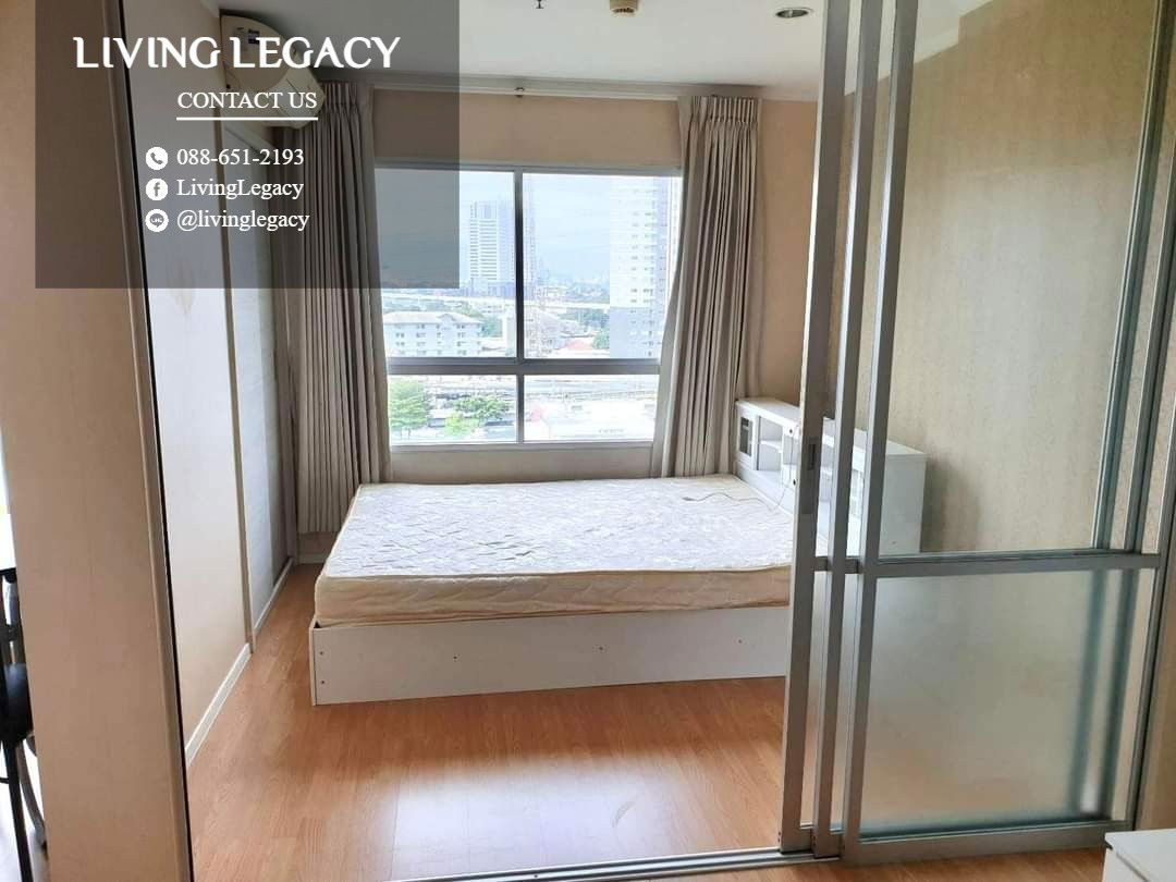 รูป SJ6XA1 ให้เช่าคอนโด Lumpini Place Srinakarin - Huamark Station 26 ตร.ม. ชั้น 9 ตึก B line id : @livinglegacy - รูปที่ 2/10