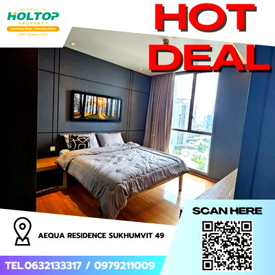 Condos for rent : #Z2304💥050968🔥 Condo for rent: AEQUA Residence Sukhumvit 49