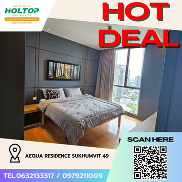#Z2304💥050968🔥ให้เช่าคอนโด AEQUA Residence Sukhumvit 49