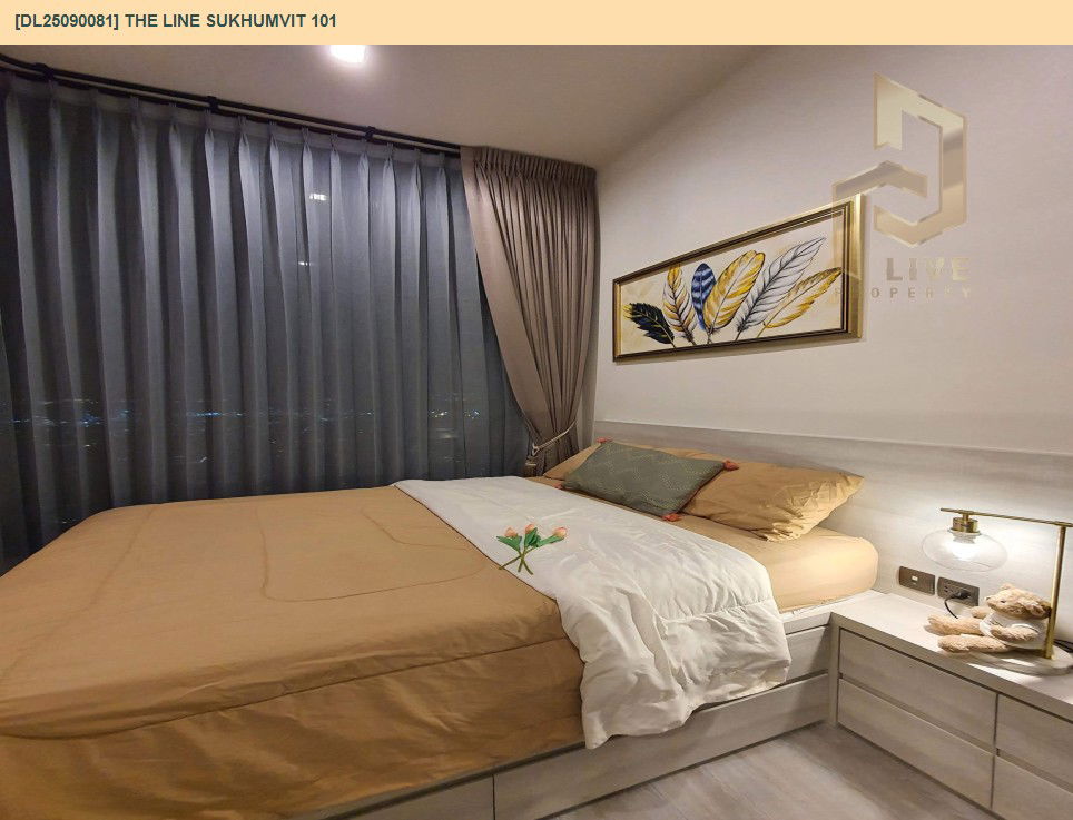 picture DL25090081 Condo for rent, THE LINE Sukhumvit 101 near BTS Punnawithi, ready to move in, call urgently 0656133286 LineID @655ebbvc - 3/7