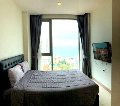 คอนโดให้เช่า : For Rent: Riviera Wongamat Condo 23rd Floor Rental Price: 20,000 Baht / month Size: 35 sq.m.