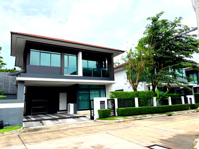 บ้านเดี่ยวให้เช่า : ⭐#MT2308_202⭐𝗙𝗼𝗿 𝗥𝗲𝗻𝘁 7️⃣3️⃣k.🔥🔥 #พร้อมเข้าอยู่ให้ #เครื่องใช้ไฟฟ้าใหม่ทั้งหลัง!  ‼️ เศรษฐสิริ กรุงเทพกรีฑา 𝟏 ‼️