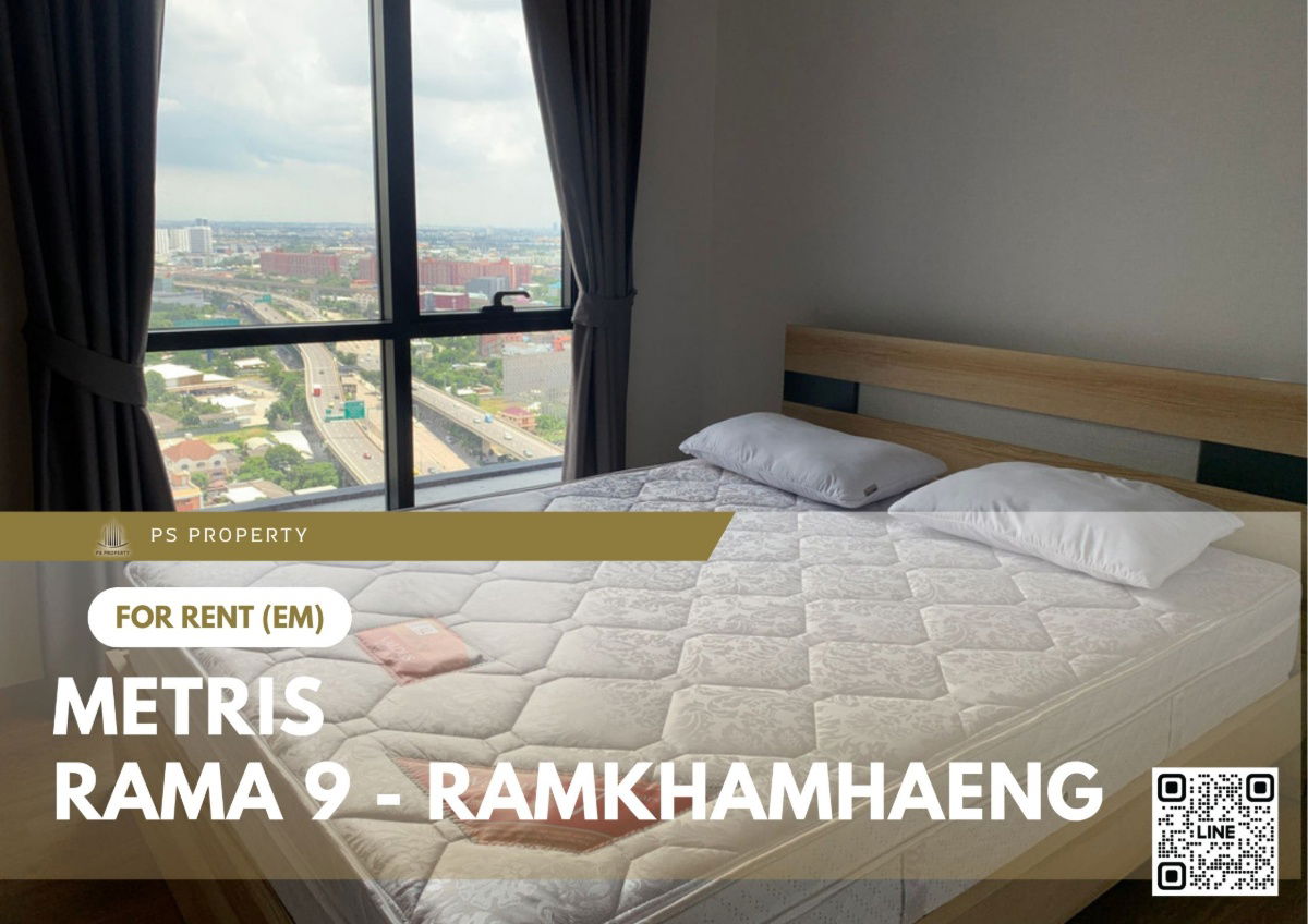 picture For rent 📍 Metris Rama 9 - Ramkhamhaeng 📍 Fully furnished and equipped, near Airport Link Ramkhamhaeng - 1/6