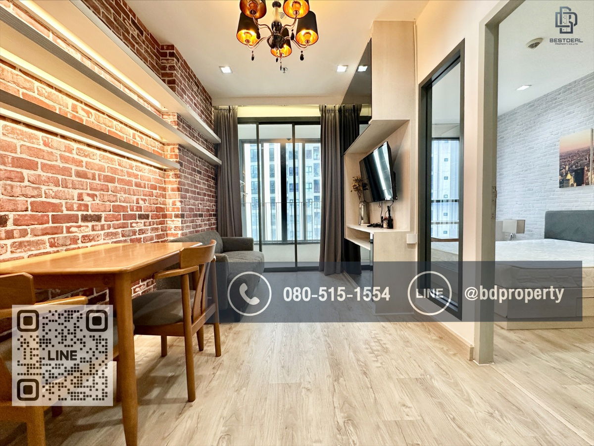 picture BESTDEAL FOR RENT  1 Bedroom  31 sqm. Special Price 16k/Month “IDEO MOBI RAMA 9” Near Phraram Kao 9 MRT Station 80 meters. - 1/12