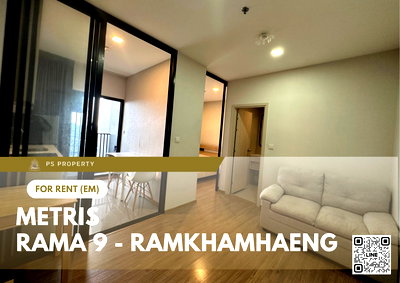 คอนโดให้เช่า : ให้เช่า ✨ Metris Rama 9 - Ramkhamhaeng ✨ เฟอร์นิเจอร์ และ เครื่องใช้ไฟฟ้าครบ ใกล้รถไฟฟ้า แอร์พอร์ตเรลลิ้งค์
