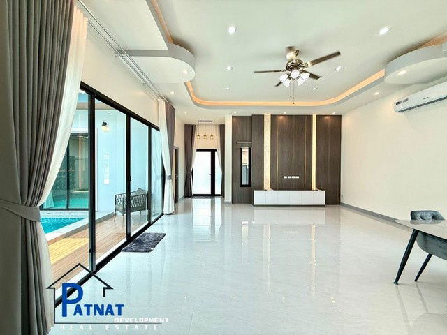 รูป ขายบ้านเดี่ยวสร้างใหม่ พร้อมสระว่ายน้ำส่วนตัว ห้วยใหญ่-พัทยา (ใกล้วัดห้วยใหญ่) - รูปที่ 2/15
