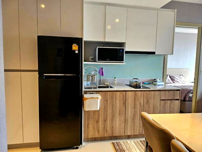 Condos for rent Pattaya Sai 3 Road : ONCE Condo – Sea View Spacious 60 sq.m. unit with modern design 2 Bedrooms | 2 Bathrooms