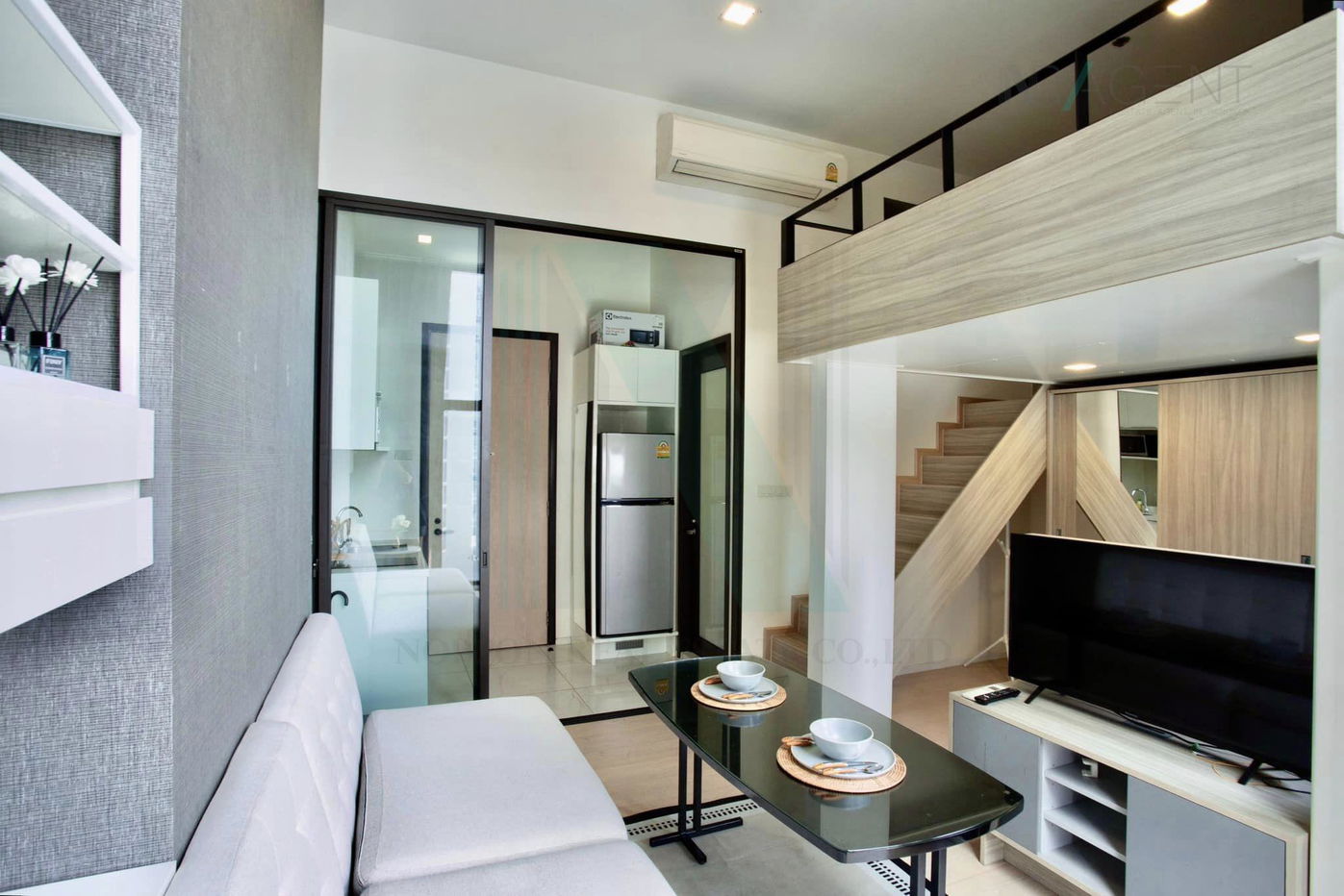picture 🎉 For Rent Condo CHEWATHAI RESIDENCE ASOKE Building 1, Floor 10,Duplex, Room size 35.00 sqm - 2/8